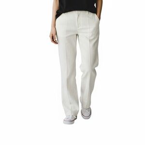 J. Crew Cream Straight Leg Pants